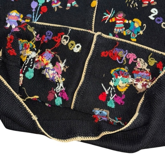 Y2K New Year's Millennium Vintage Christmas Holiday Ugly Sweater Women’s S 2000 - Picture 6 of 16